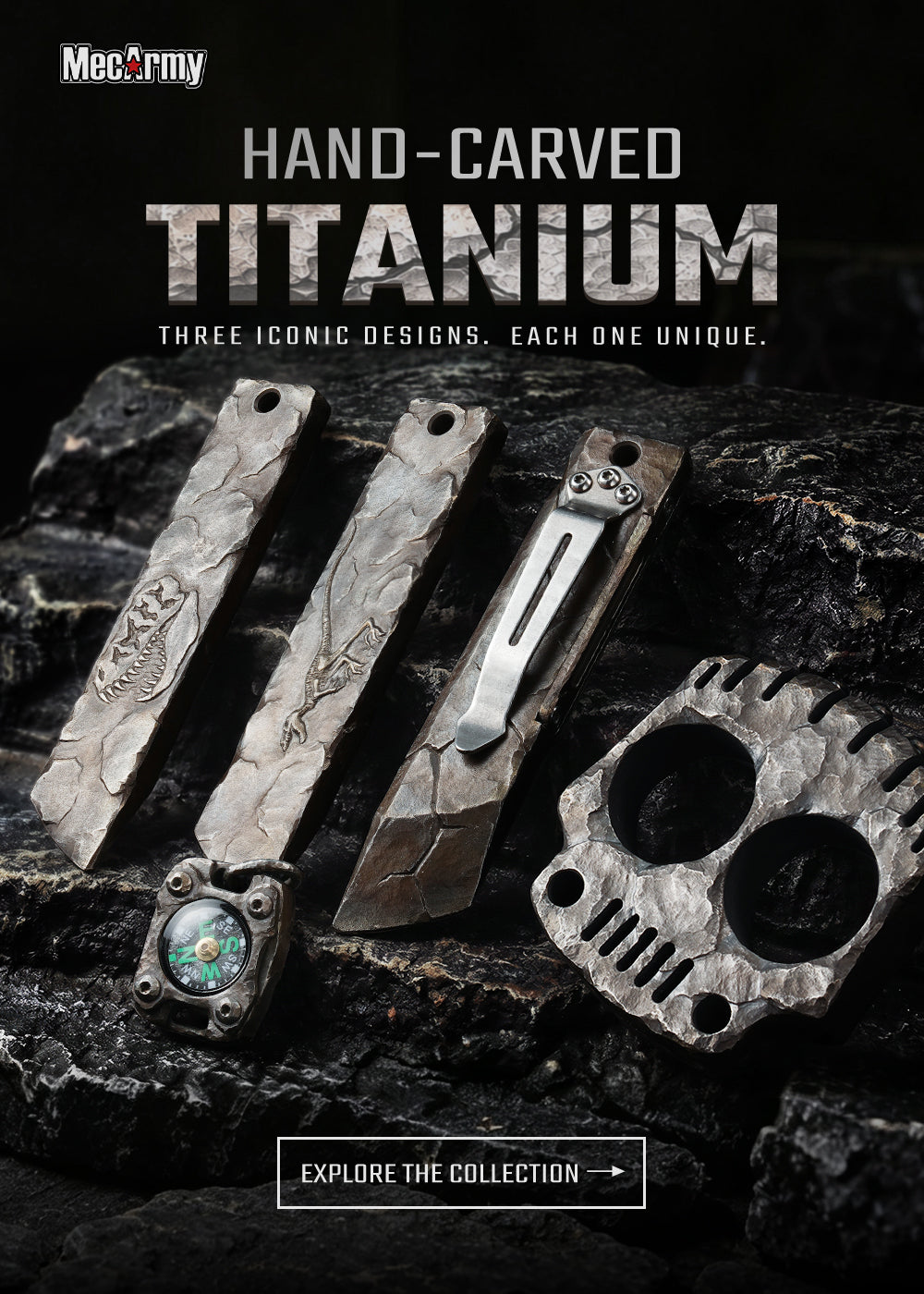 From Titanium to One of a Kind: Inside MecArmy’s Hand-Carved EDC Collection