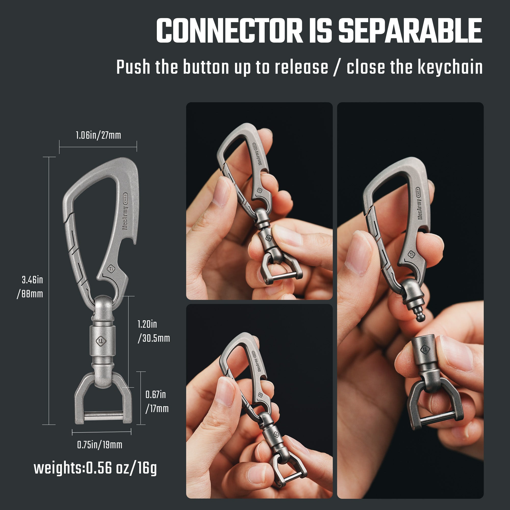 CH20 Quick Release Keychain