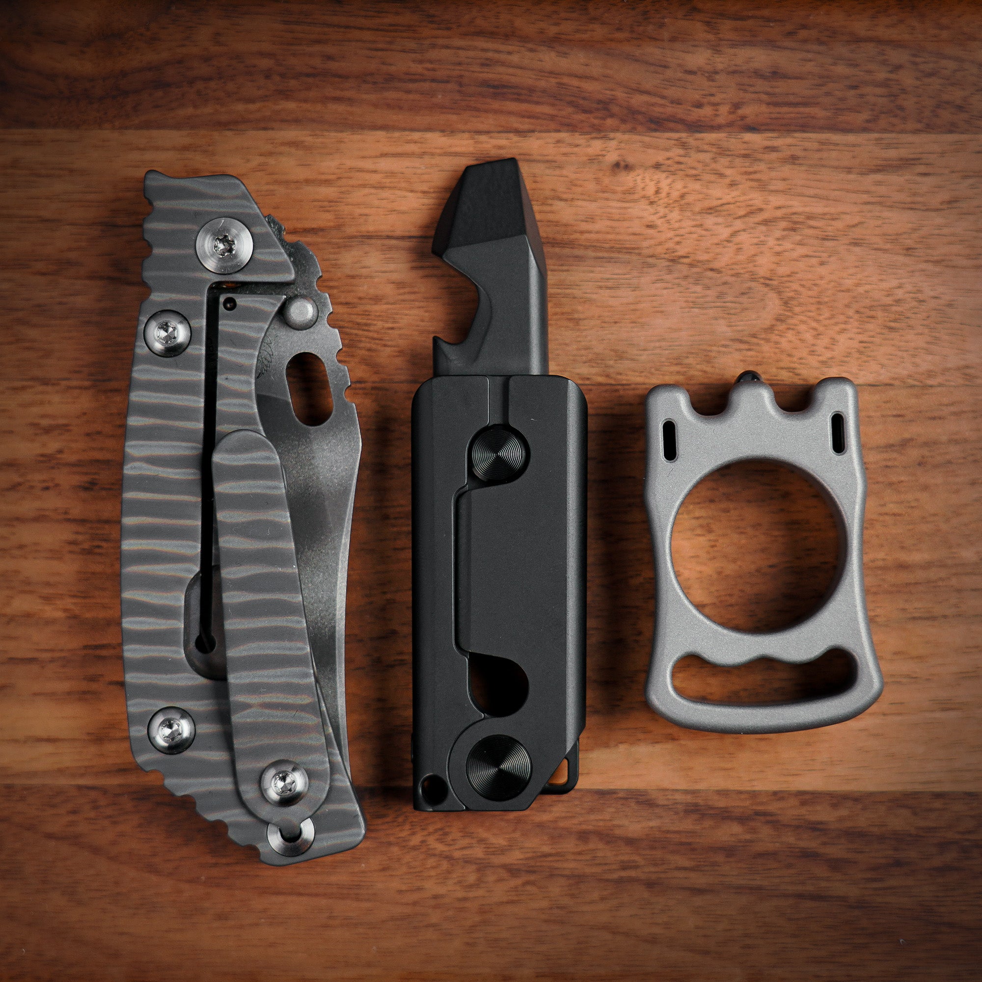 MecArmy RL3BK Titanium EDC Pry Bar Bottle Opener(PVD BLACK)