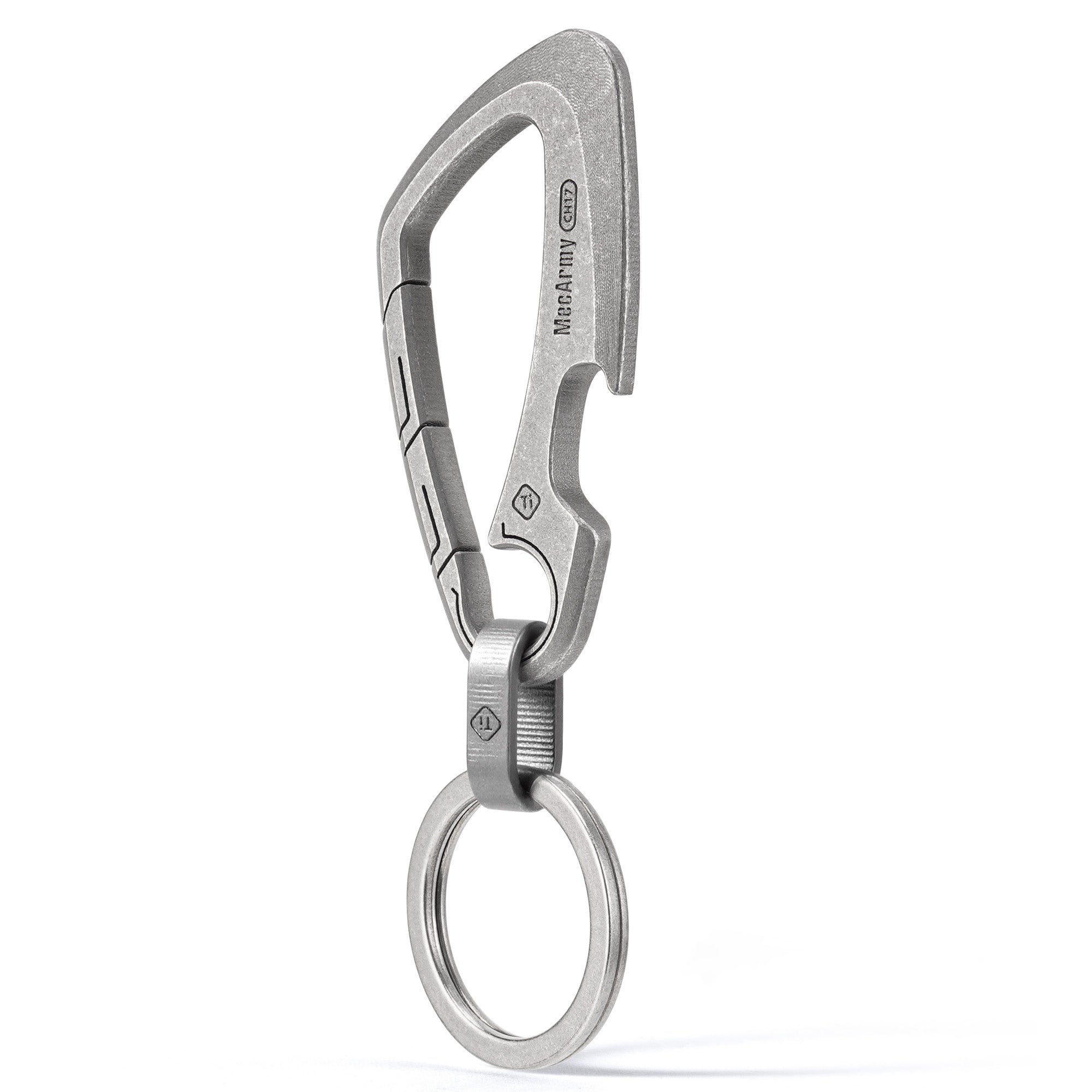 MecArmy CH17 Titanium Carabiner Keychain Clip