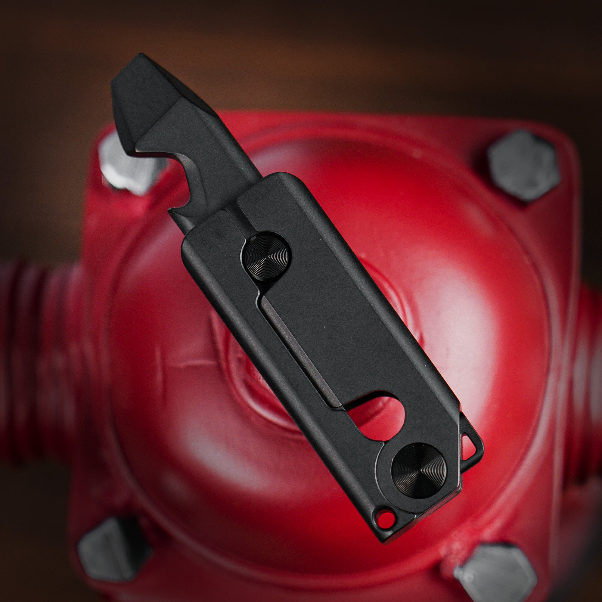 MecArmy RL3BK Titanium EDC Pry Bar Bottle Opener(PVD BLACK)