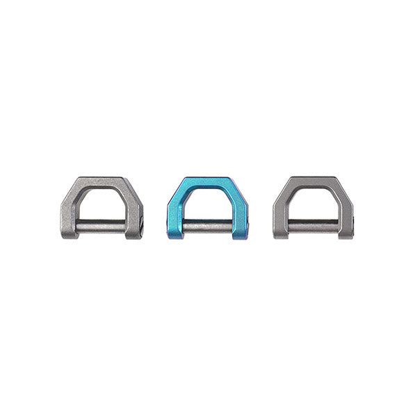 MecArmy CH2 Titanium D shape key ring | three different sizes and colors