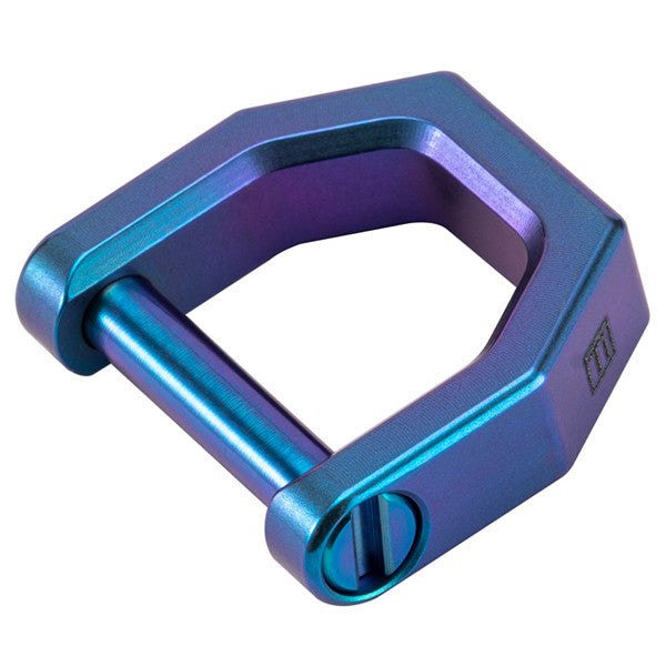 MecArmy CH2 Titanium D shape key ring | three different sizes and colors
