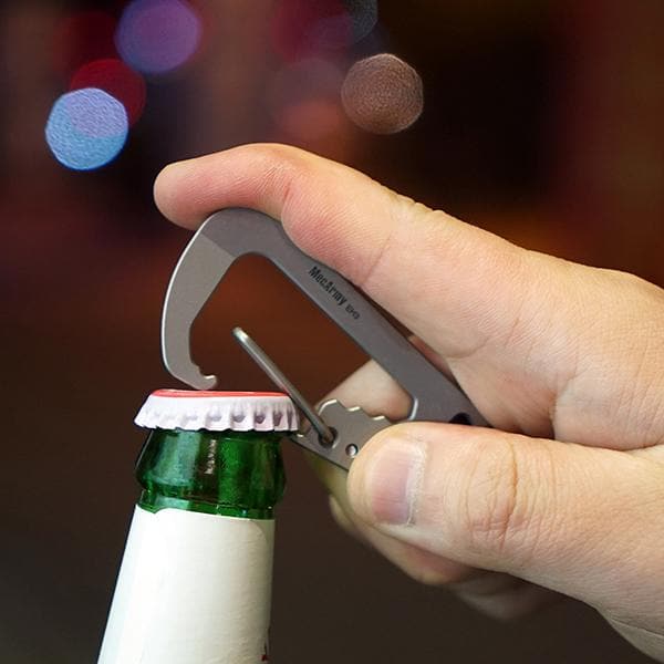 MecArmy EH3 Multifunctional EDC Carabiner * Keychain+Pry bar+ Wrench+ Bottle opener