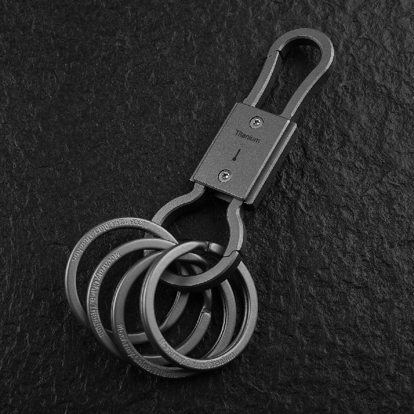 CH4 Titanium Keyring Kit | 4pcs keyring | Uses with Keys and other EDC gears