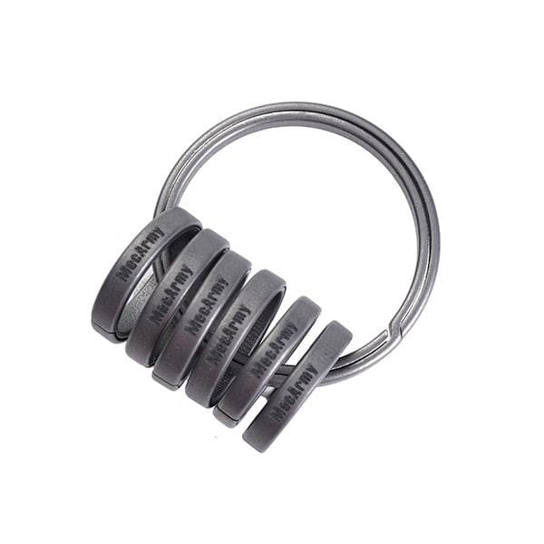 CH7 Titanium Keyring Kit | 7pcs keyring | Uses with Keys and other EDC gears