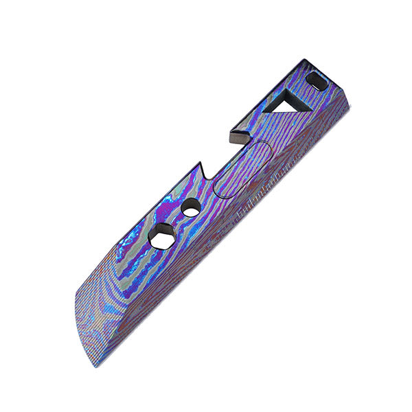 RL2 TC4 Titanium EDC Bottle Opener/Prybar/Ruler -MecArmy