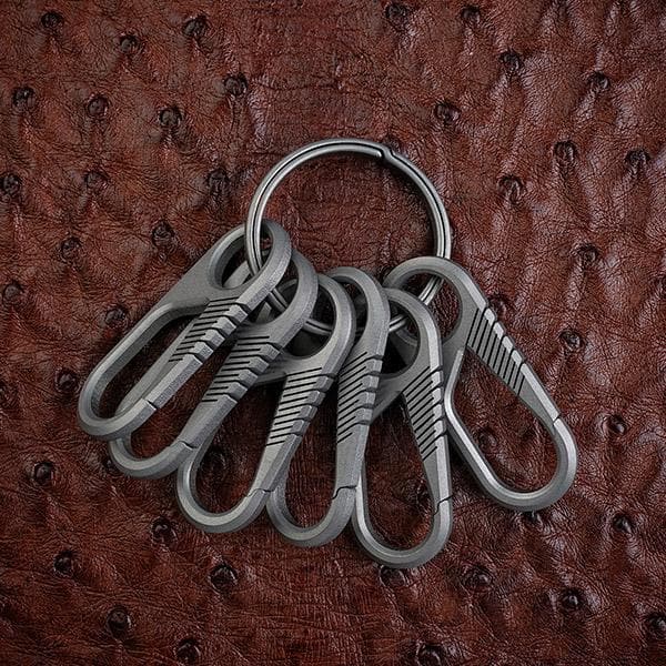 CH6K Titanium Carabiner/ Keyring Kit