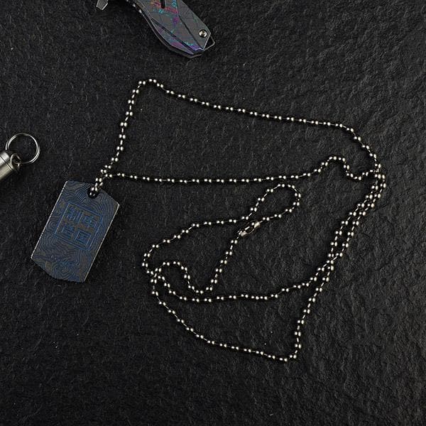 CH0 Titanium Beaded Chain