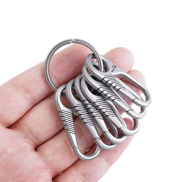 CH6K Titanium Carabiner/ Keyring Kit