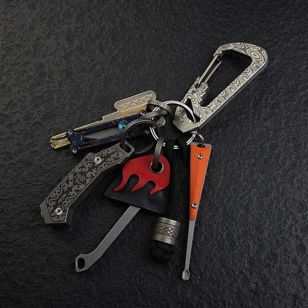 EI2 Titanium EDC Keychain Earpick