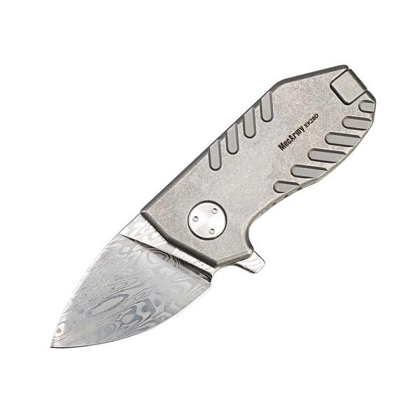MecArmy EK28 Damascus Limited Mini Folding Knife