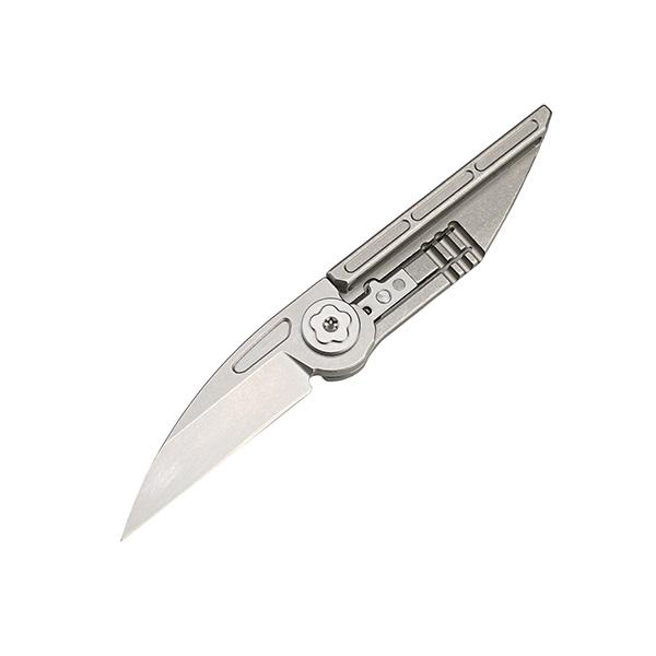 MecArmy EK36 Lancet/Wharncliffe Titanium EDC Folding Knife