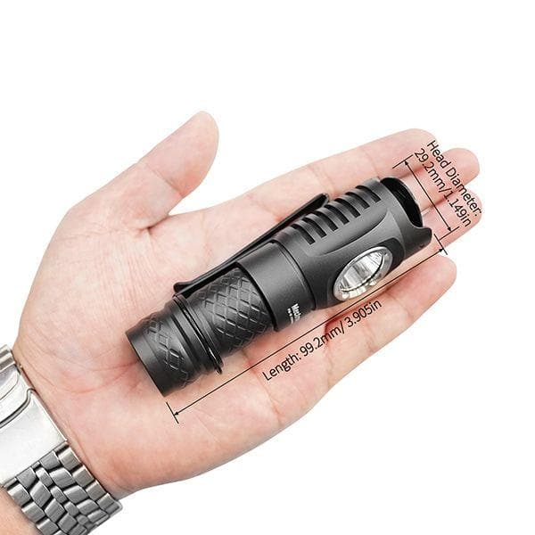MecArmy FM Series Dual Switch Angle Flashlight