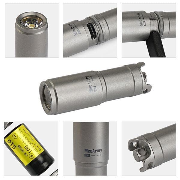 MecArmy illumine X1S Mini Rechargeable Keychain Flashlight