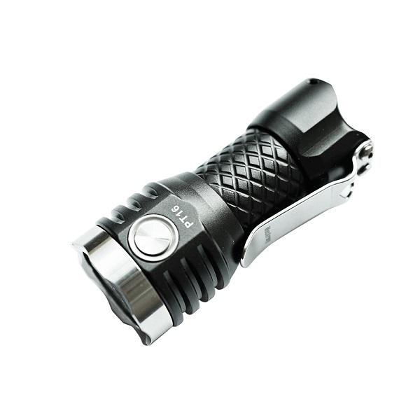 MecArmy PT16 Ultra Bright Rechargeable Flashlight - 3 x CREE XP-G2 LEDs - 1100 Lumens - Includes 1 x 16340 MecArmy PT16 Ultra Bright Rechargeable Flashlight - 3 x CREE XP-G2 LEDs - 1100 Lumens - Includes 1 x 16340