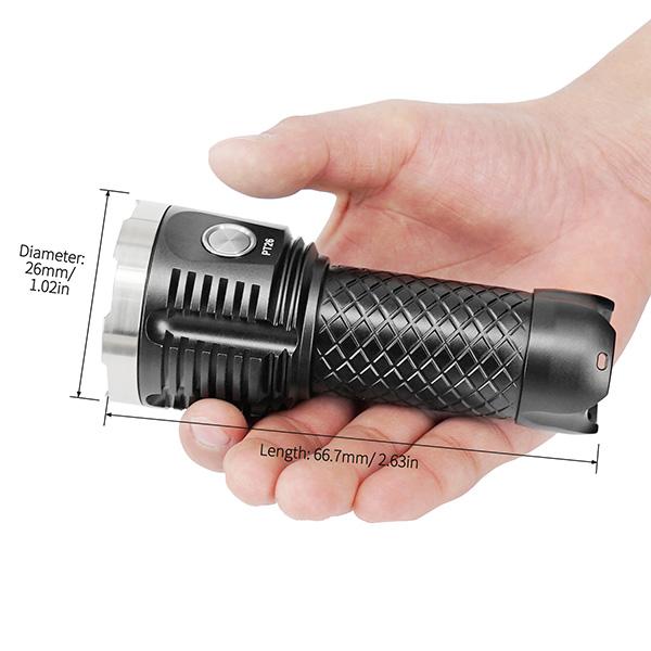 MecArmy PT26 3850 Lumens USB Rechargeable Flashlight
