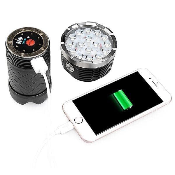 MecArmy PT60 9600 Lumens USB Rechargeable Search Flashlight