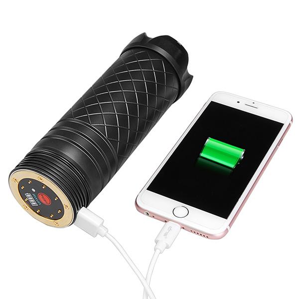 MecArmy PT80 9600 Lumens USB Rechargeable Search Flashlight