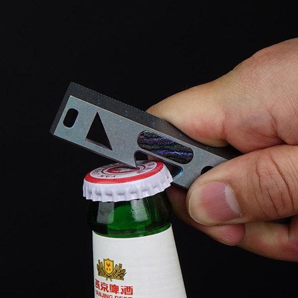 Titanium Keychain Bottle Opener: Choose Engraving