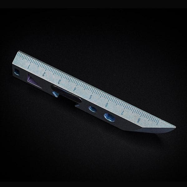 MecArmy Titanium EDC Bottle Opener/Prybar/Ruler_RL2_measurement scale