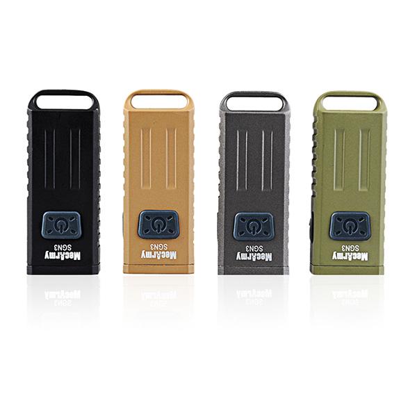 MecArmy SGN3 3-IN-1 Multifunctional Rechargeable Keychain Flashlight