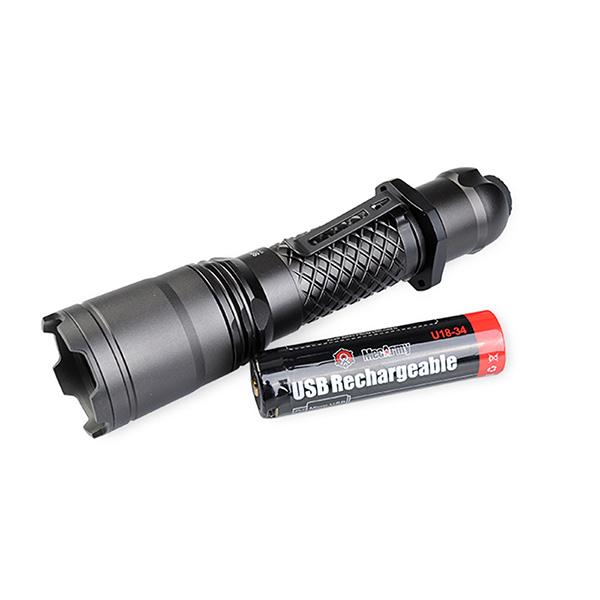 MecArmy SPX18 1100 Lumens 360 Degrees Operated Tactical Flashlight