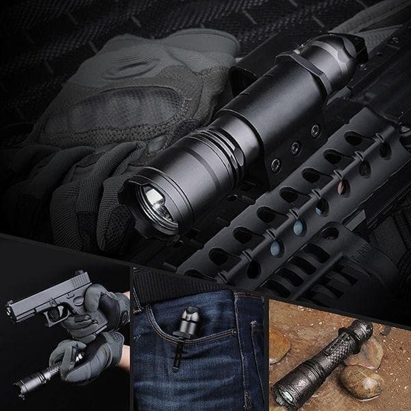 MecArmy SPX18 1100 Lumens 360 Degrees Operated Tactical Flashlight