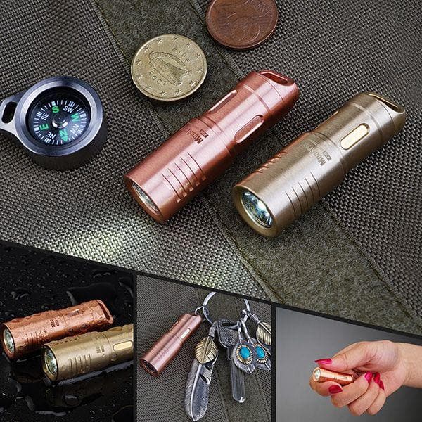 MecArmy Illumine X3S 130 Lumens Mini Rechargeable Keychain Flashlight
