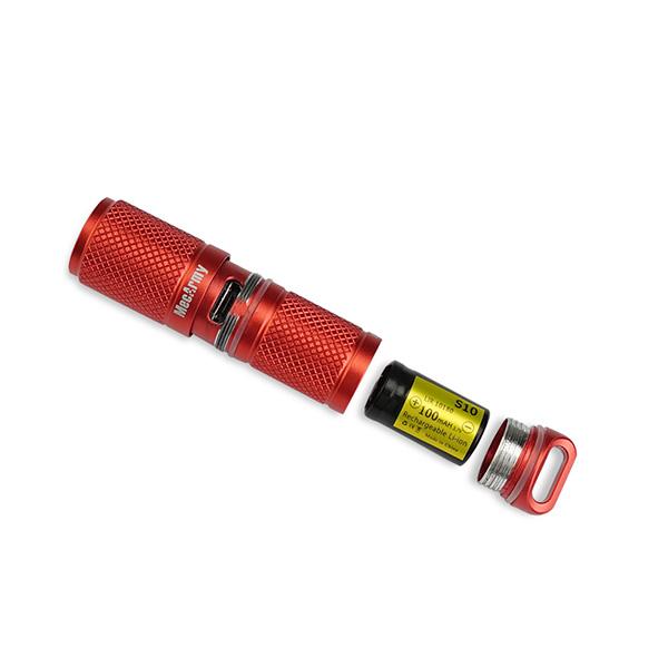 MecArmy Illumine X4S 130 Lumens Mini Rechargeable Keychain Flashlight