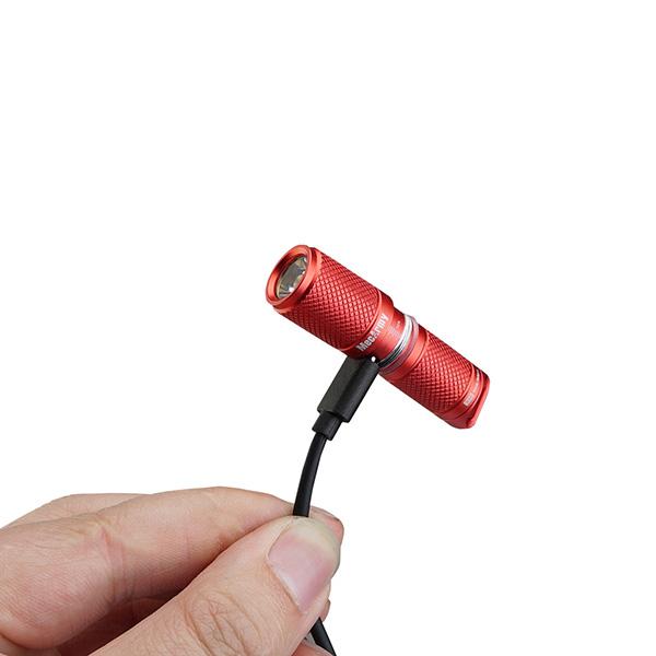 MecArmy Illumine X4S 130 Lumens Mini Rechargeable Keychain Flashlight