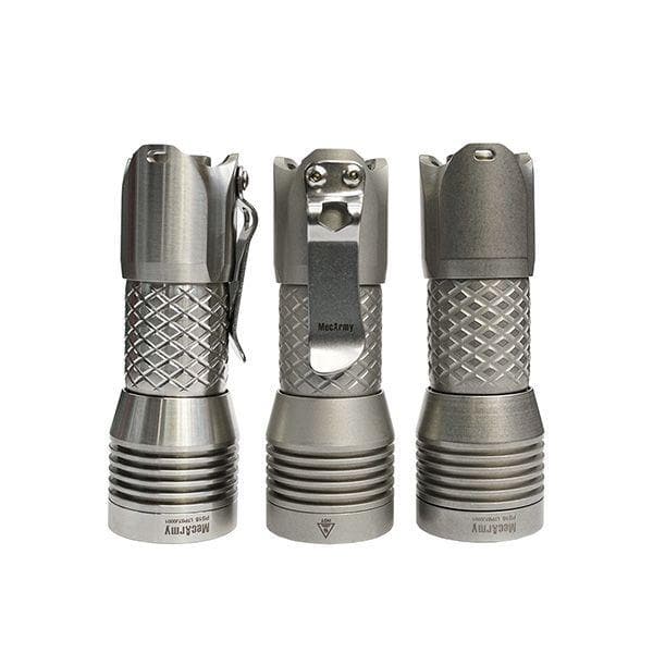 MecArmy PS16 2000 Lumens EDC Flashlight Star Pattern / Titanium MecArmy PS16 2000 Lumens EDC Flashlight Star Pattern / Titanium
