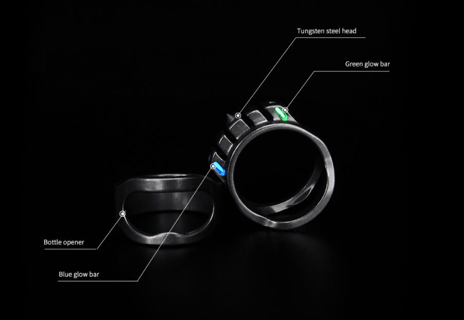 SKF3T Titanium Tactical Ring and Bottle Opener