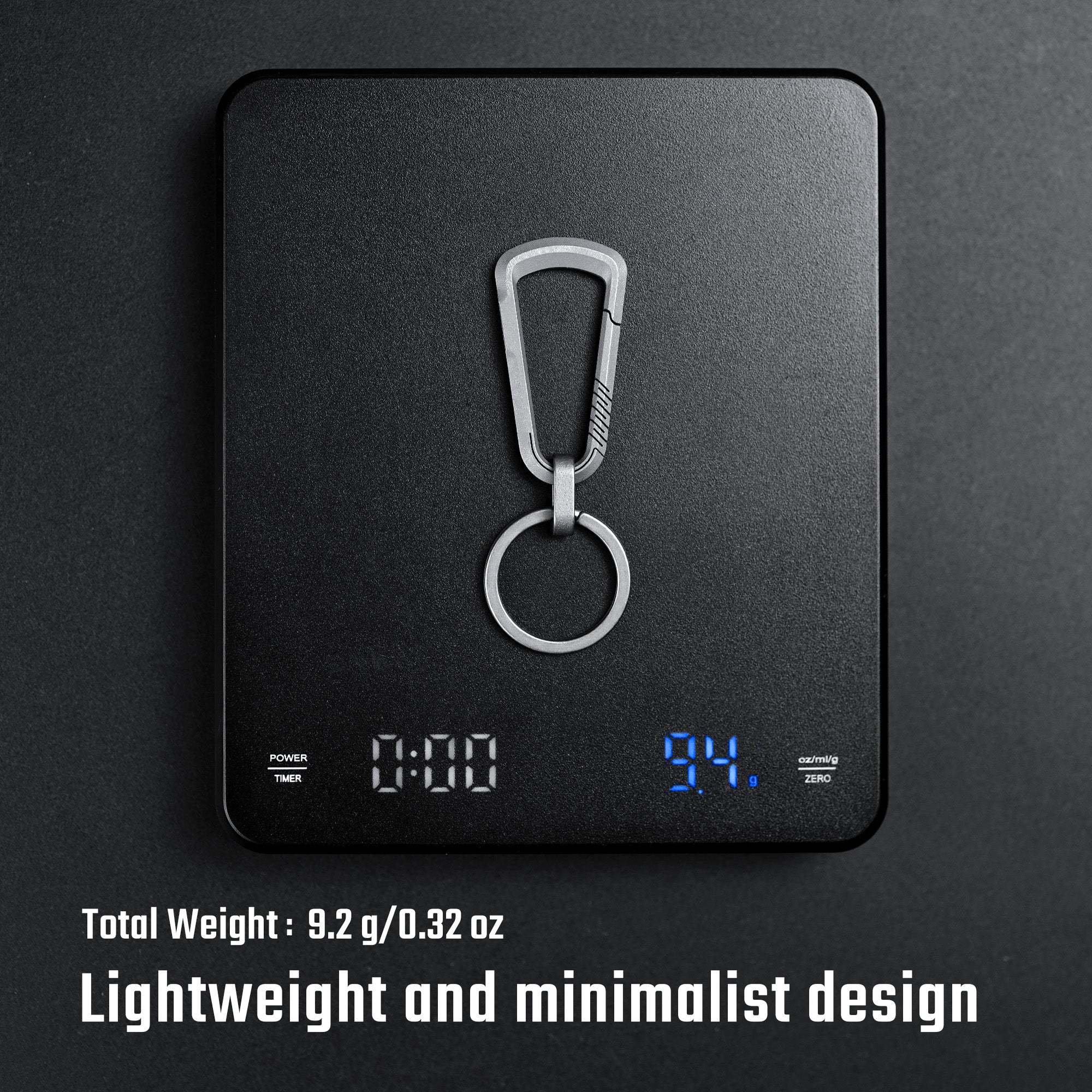 CH16 Titanium Keychain Clip