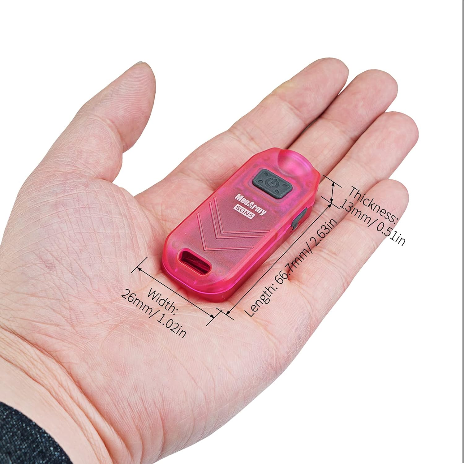 SGN5 560 Lumens USB Rechargeable Personal Attack Alarm Flashlight