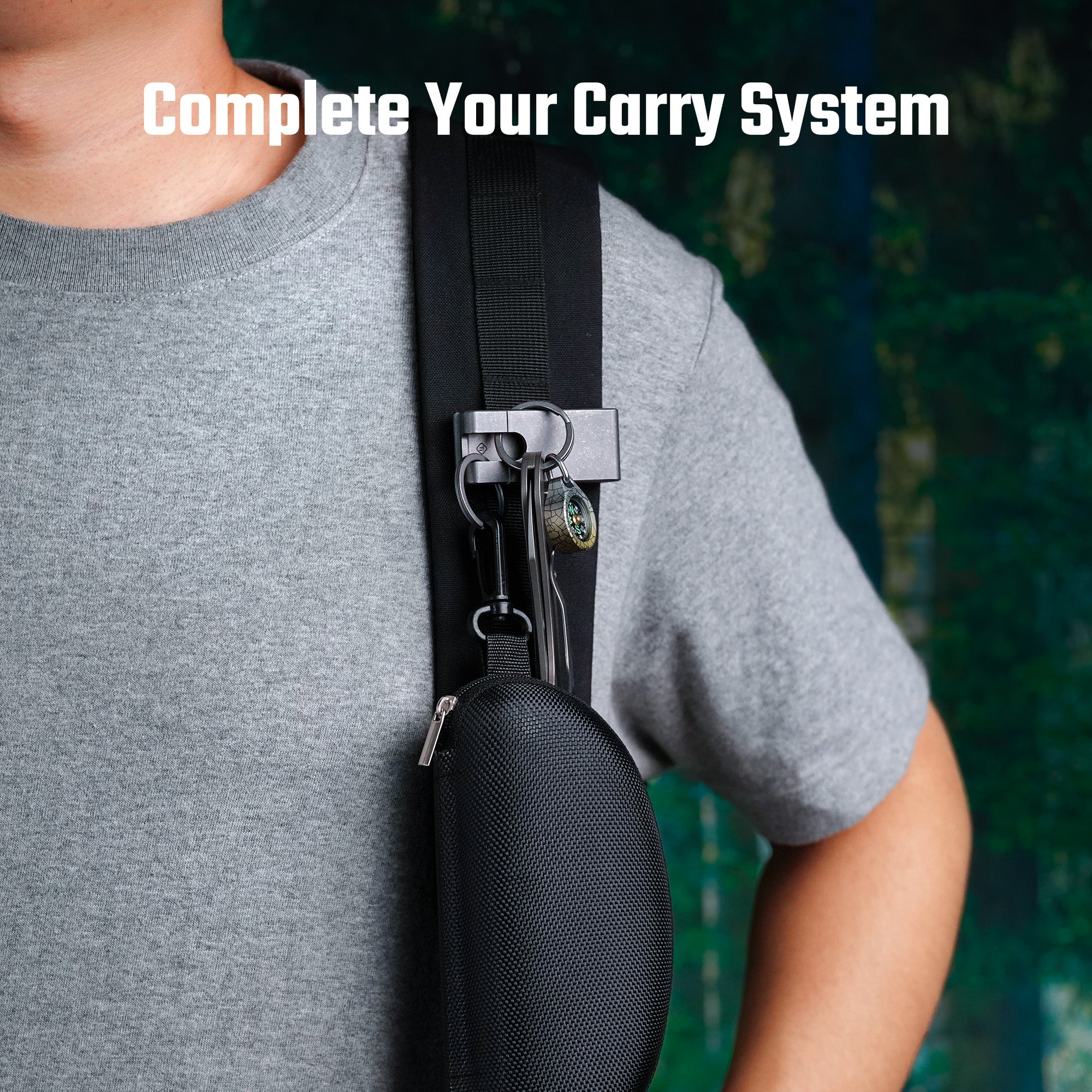 CH26 Titanium Belt Keychain Clip