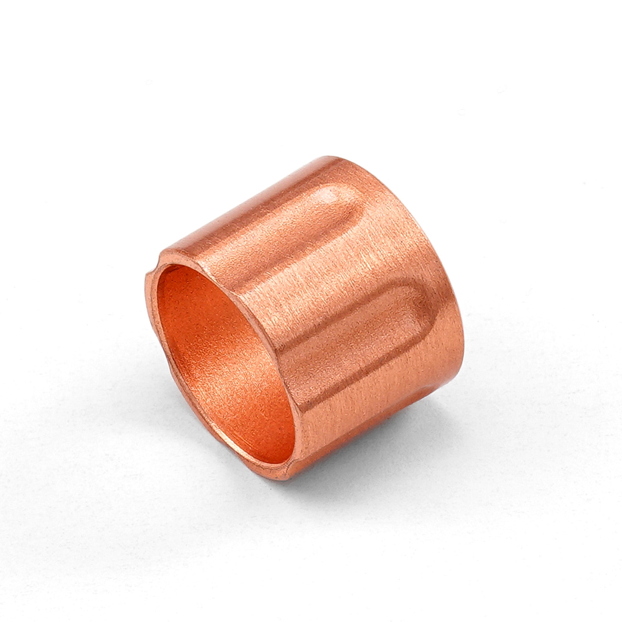 MecArmy TPX11 copper replacement grip accessory with machined grooves.