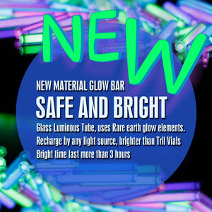 1.5*6mm glow bar ~ Trils and Glass Luminous tube available