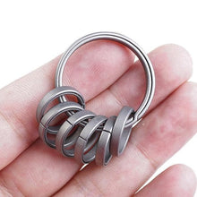 CH7 Titanium Keyring Kit |  7pcs keyring | Uses with Keys and other EDC gears