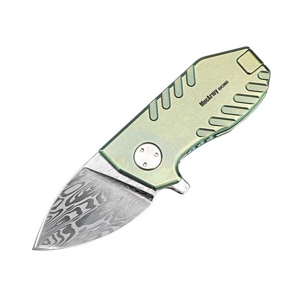 MecArmy EK28 Damascus Limited Mini Folding Knife