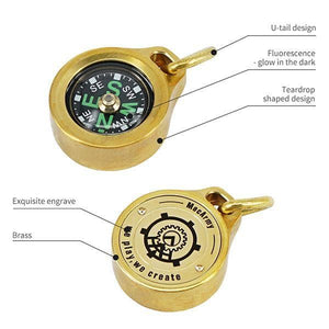MecArmy Brass/Titanium CMP Compass