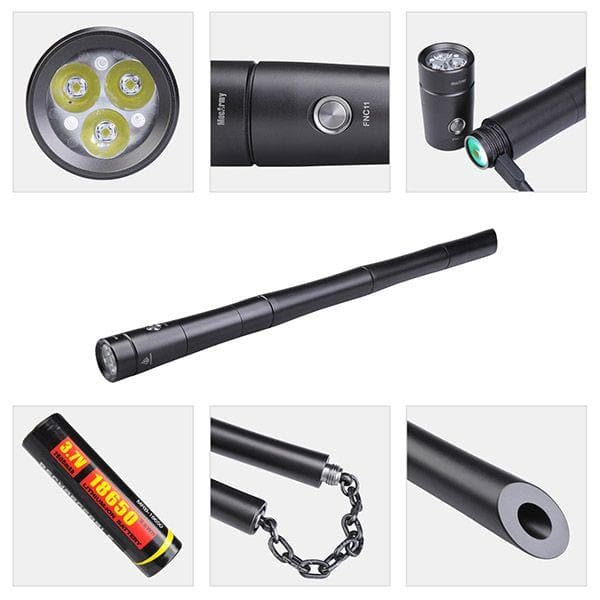 MecArmy FNC11 Nunchakus USB rechargeable flashlight