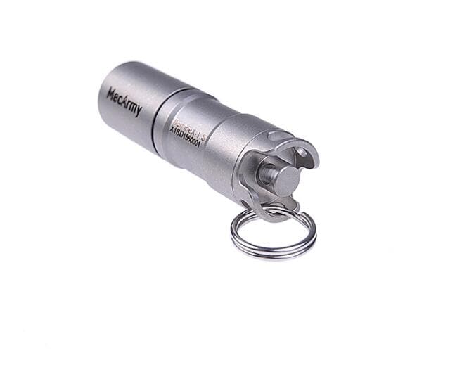 Illumine X1 (Old version) 130 Lumens Mini Rechargeable Titanium Keychain Flashlight